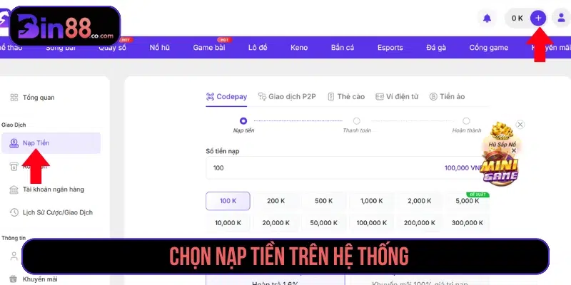 Nạp Tiền BIN88 - Phương Thức, Các Bước Và Lưu Ý - AZIVO
