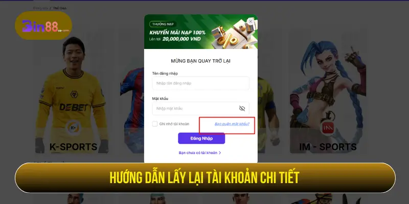 Quên Tài Khoản BIN88 - Cách Khôi Phục Và Bảo Mật Đăng Nhập - AZIVO